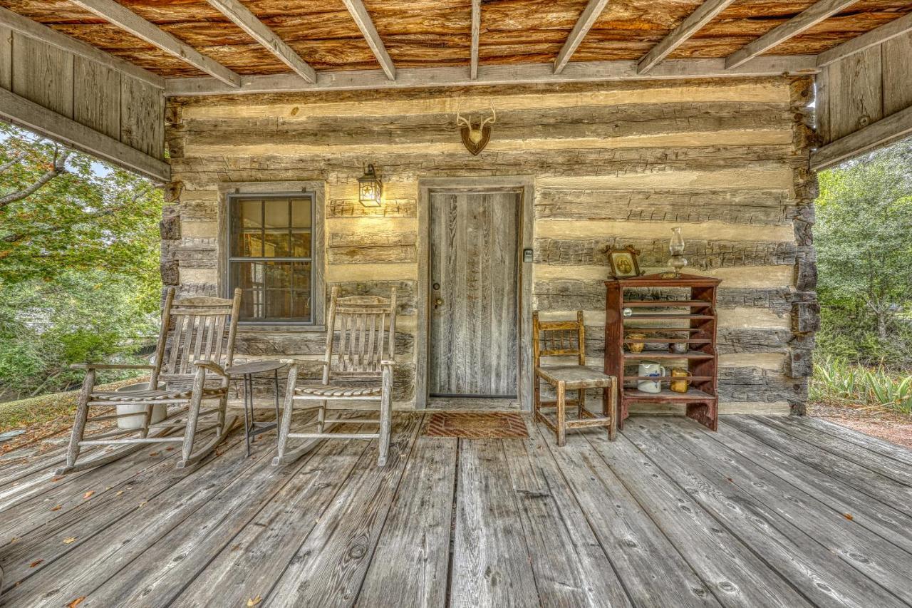 Willa Town Creek Log Cabin Fredericksburg Zewnętrze zdjęcie