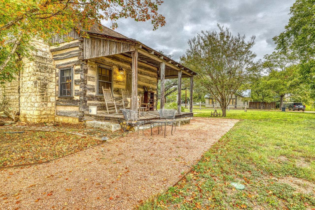 Willa Town Creek Log Cabin Fredericksburg Zewnętrze zdjęcie