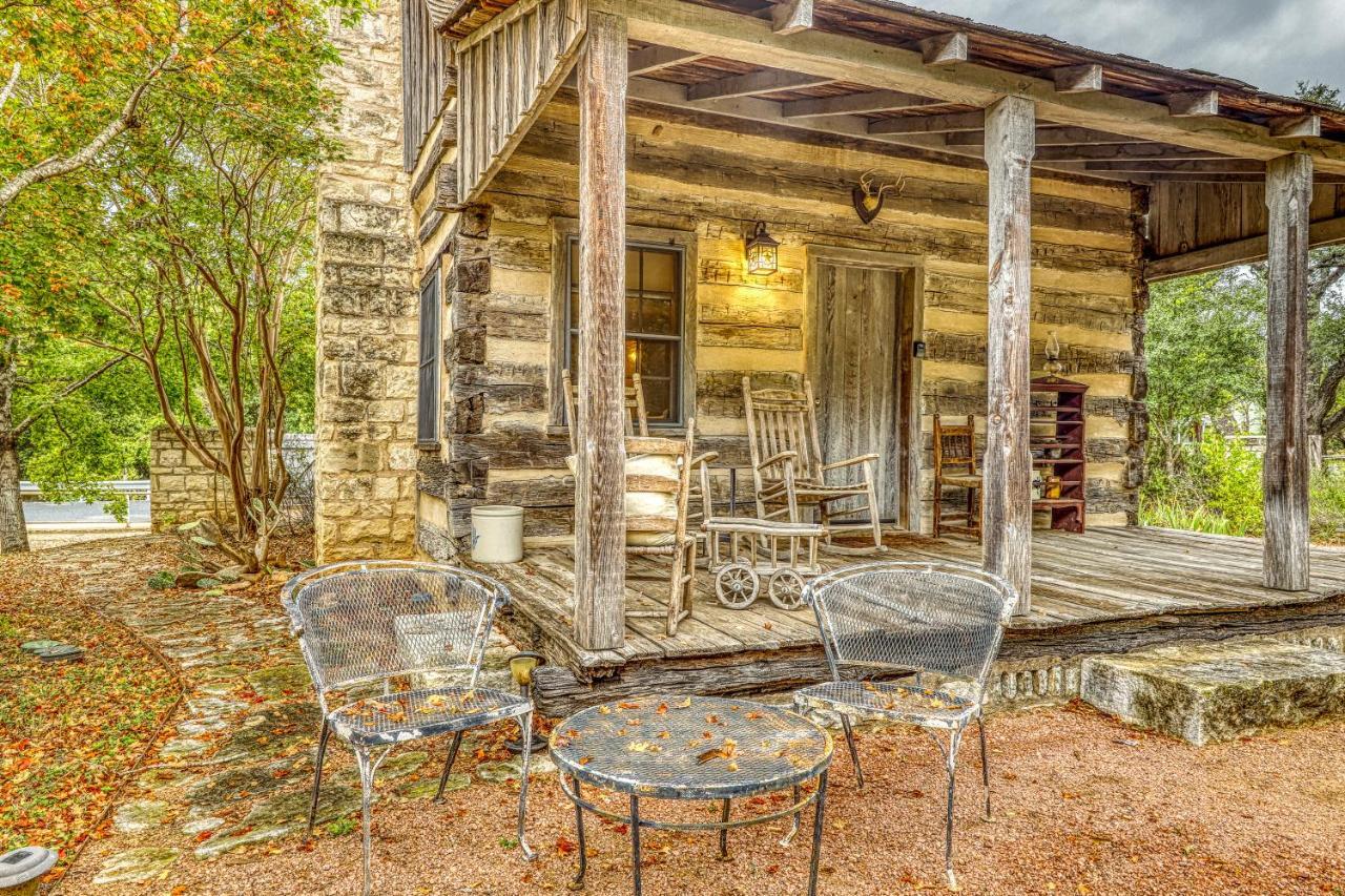 Willa Town Creek Log Cabin Fredericksburg Zewnętrze zdjęcie