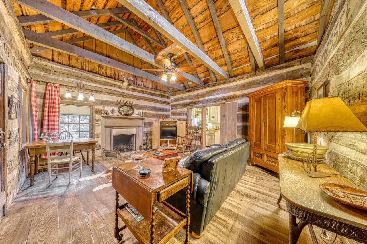 Willa Town Creek Log Cabin Fredericksburg Zewnętrze zdjęcie